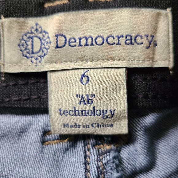 DEMOCRACY Ab Solution Ankle Skimmer Stretch Jeans B1641XXCO‎ Women's 6 - Picture 10 of 13